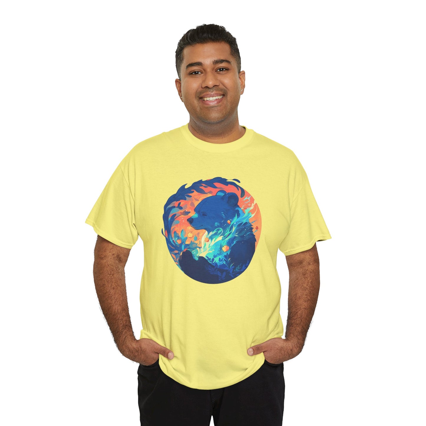 Elemental Bear Unisex Heavy Cotton Tee
