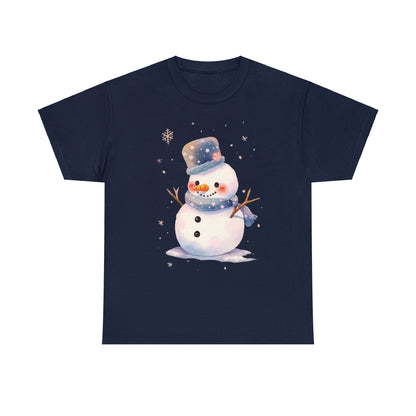 Snowman Unisex Heavy Cotton Tee