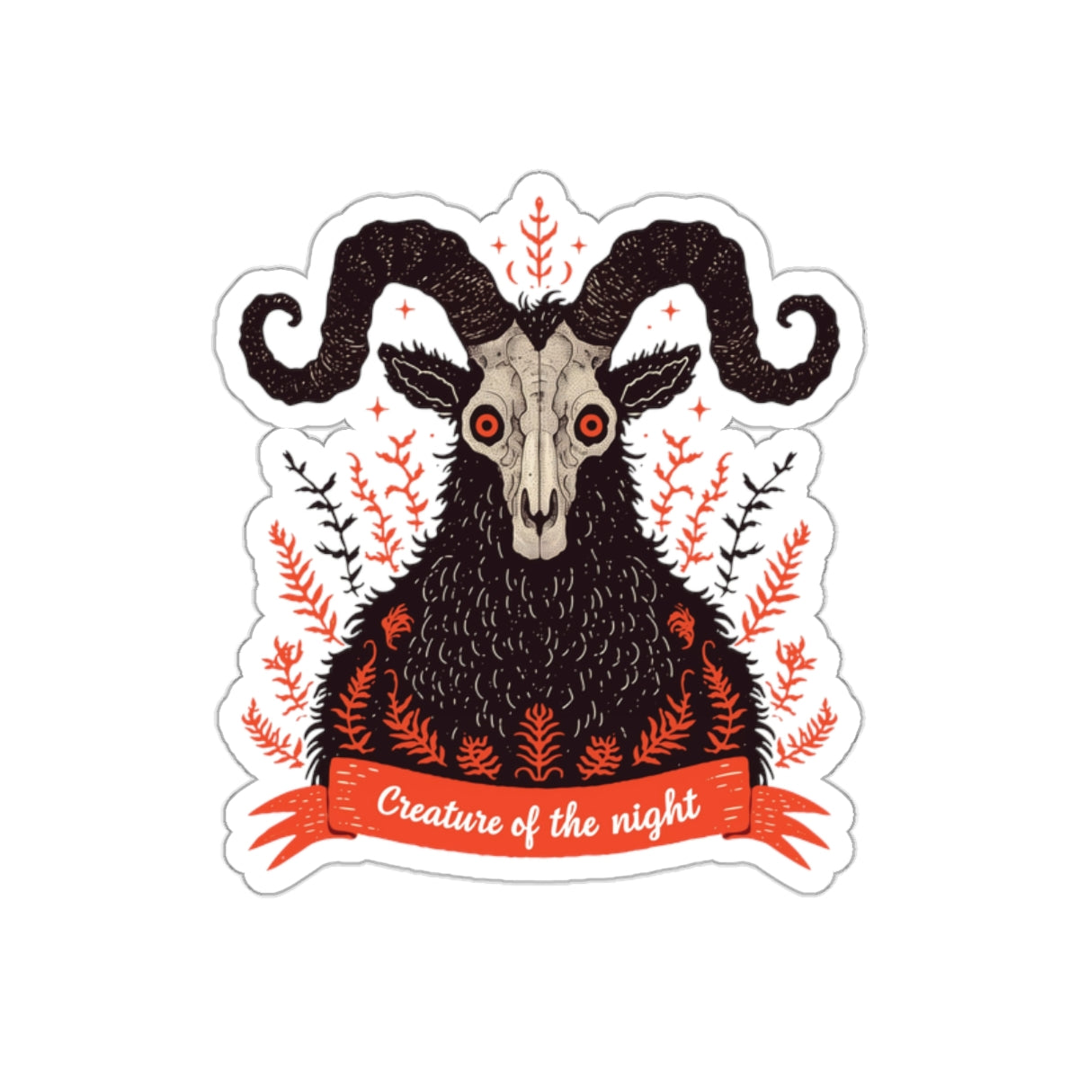 Creature of the Night Die-Cut Stickers