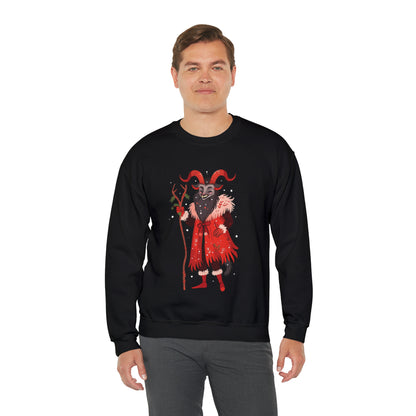 Merry Krampus Unisex Heavy Blend™ Crewneck Sweatshirt