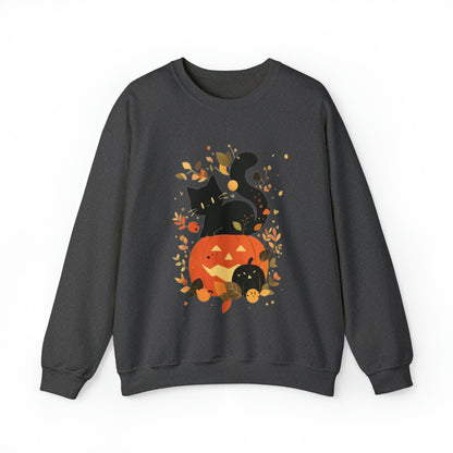 Spooky Kitty Unisex Heavy Blend™ Crewneck Sweatshirt