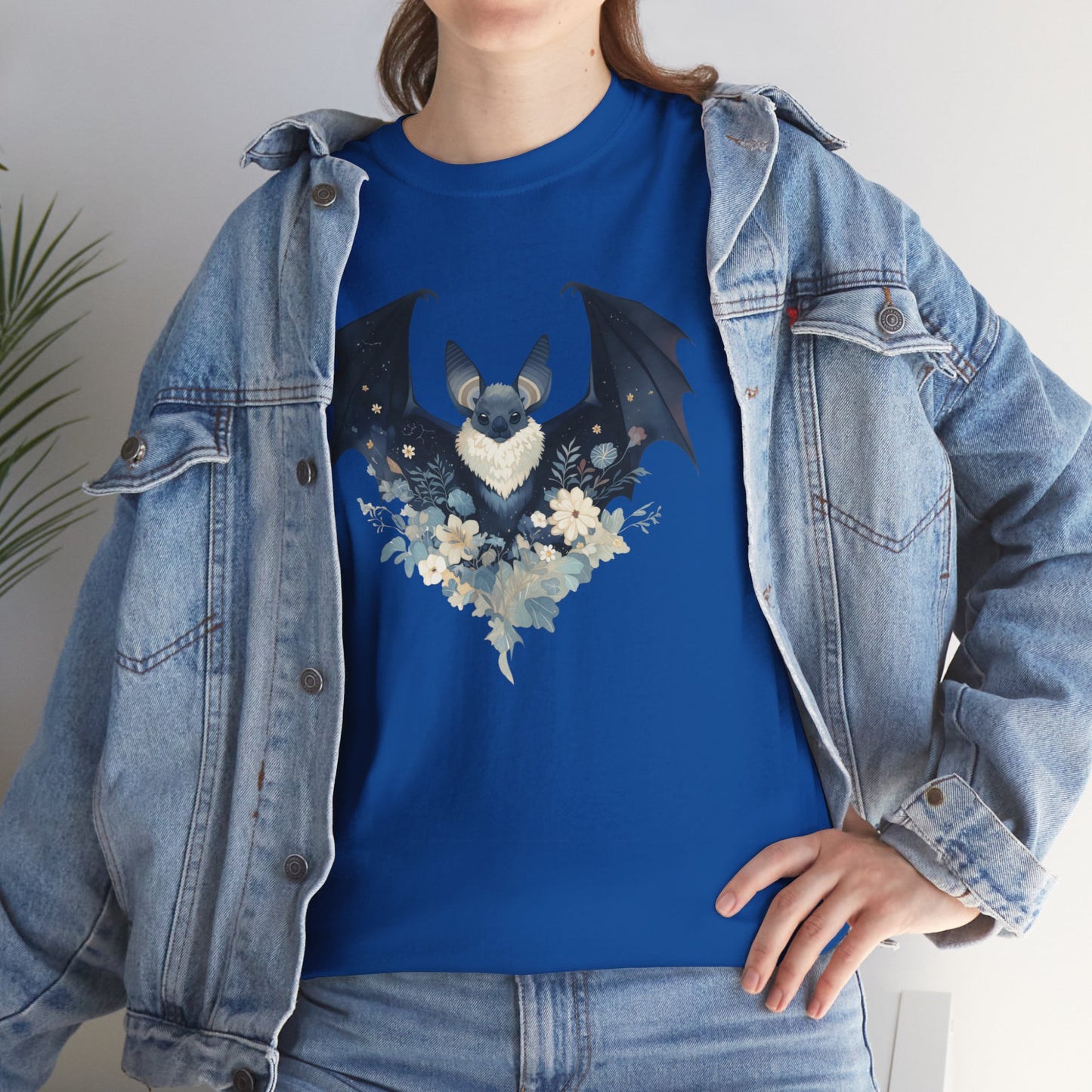 Midnight Bat Unisex Heavy Cotton Tee