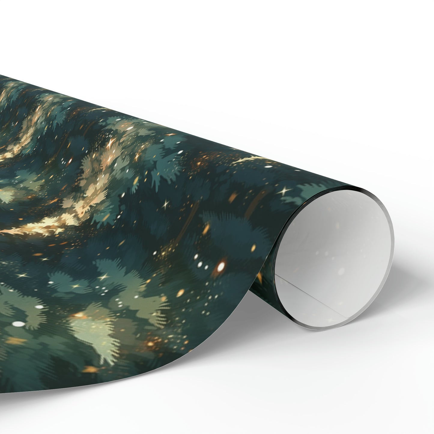 Twinkling Trees Wrapping Papers