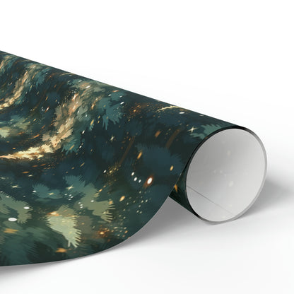 Twinkling Trees Wrapping Papers