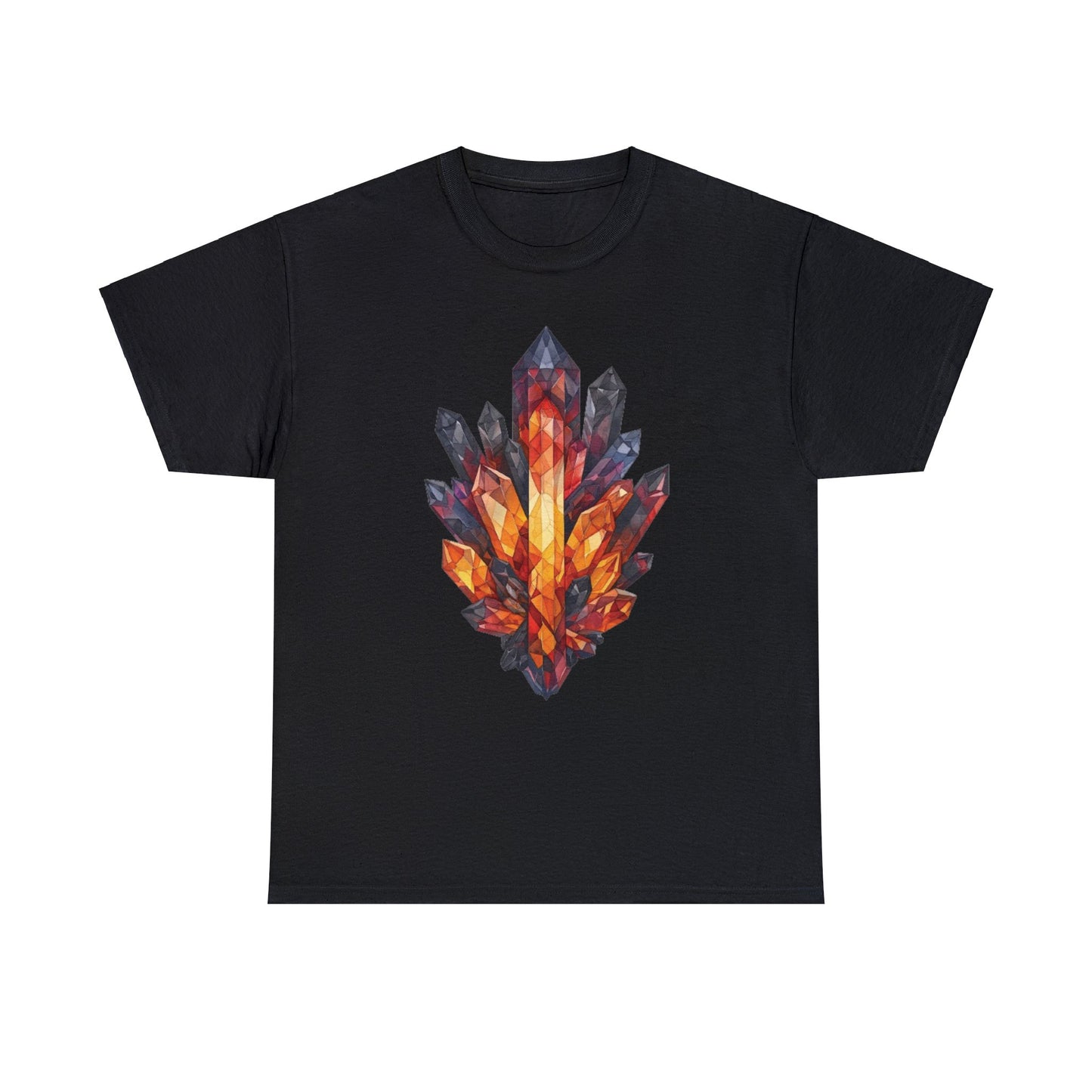 Volcanic Crystal Cluster Unisex Heavy Cotton Tee