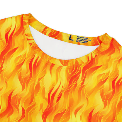 Bring the Heat Women's Short Sleeve Shirt (AOP)