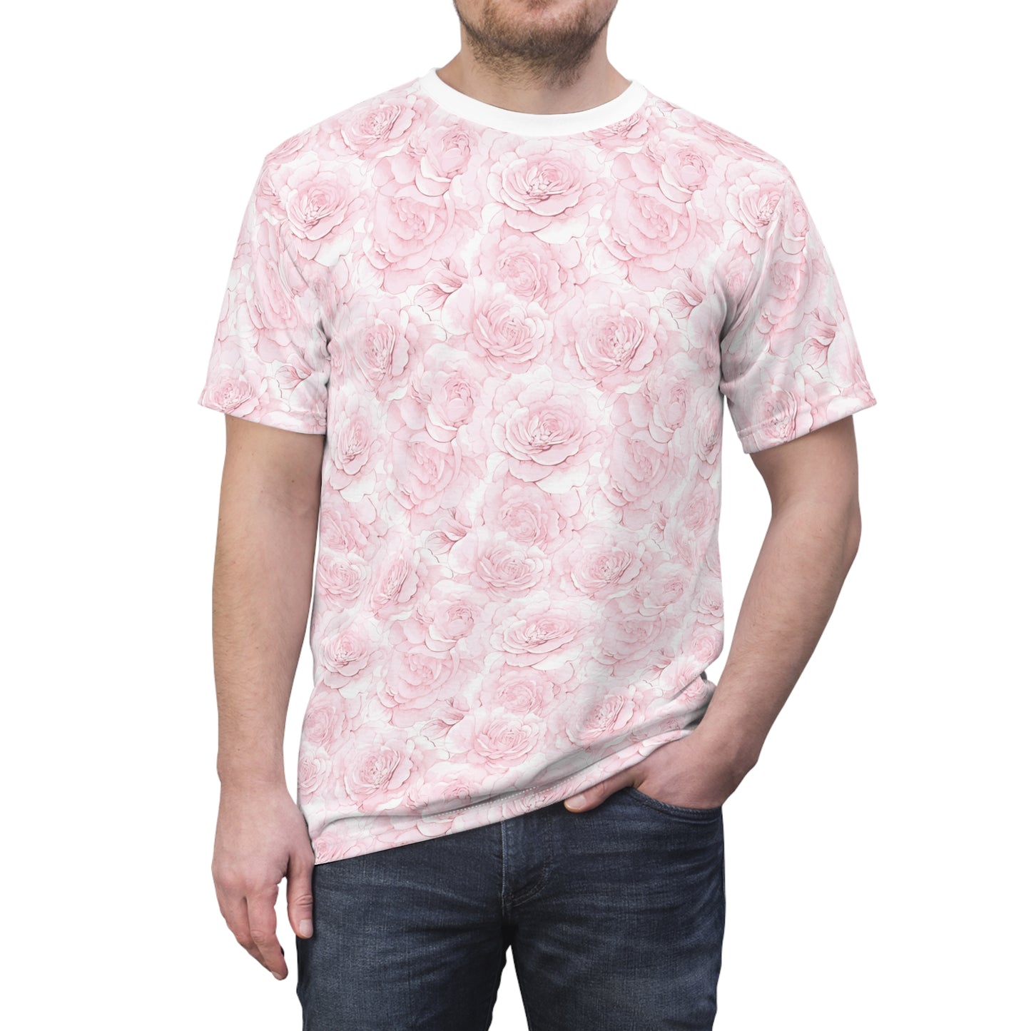Romantic Roses Unisex Cut & Sew Tee (AOP)