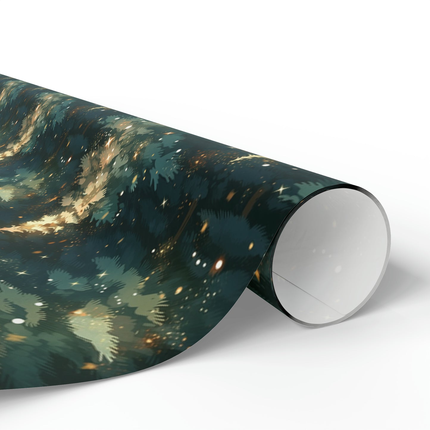 Twinkling Trees Wrapping Papers
