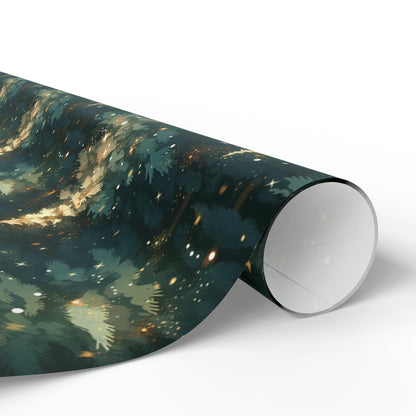Twinkling Trees Wrapping Papers