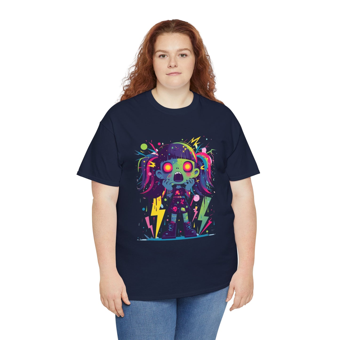 Electrified Zombie Unisex Heavy Cotton Tee