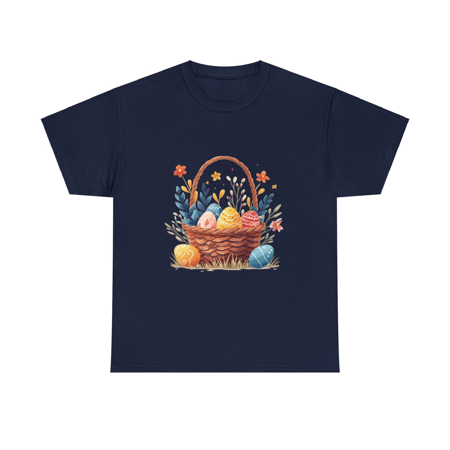 Easter Basket Unisex Heavy Cotton Tee