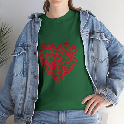 Celtic Heart Unisex Heavy Cotton Tee