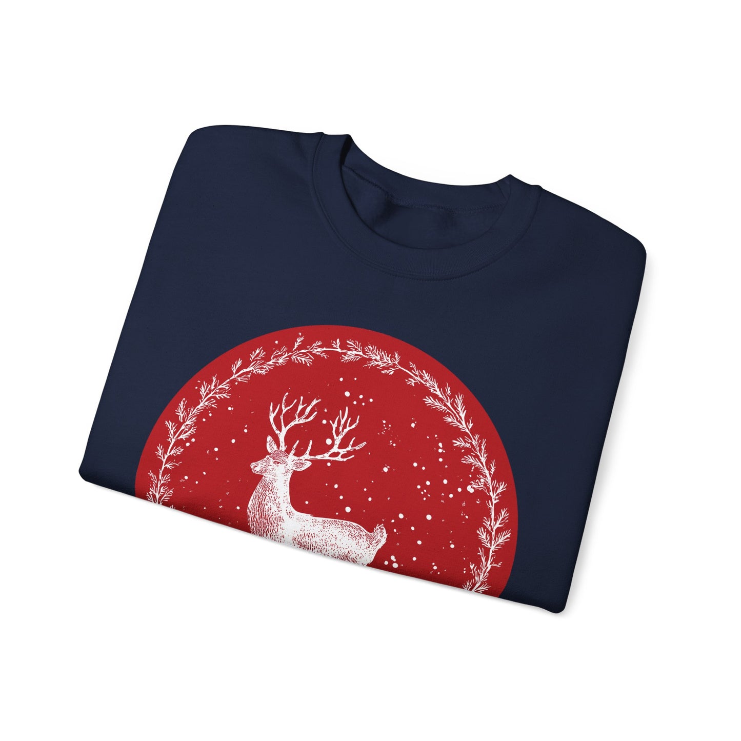 Rustic Deer Unisex Heavy Blend™ Crewneck Sweatshirt