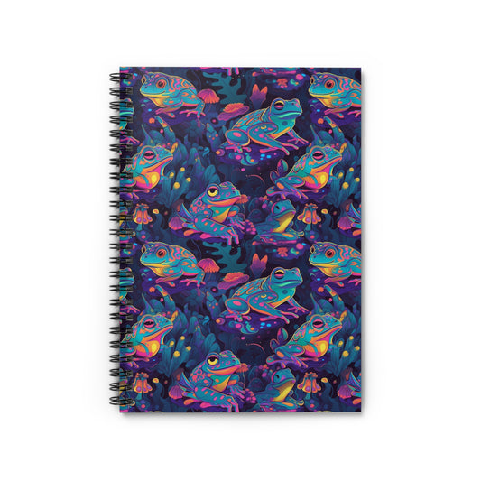 Funky Frogs Spiral Notebook - Ruled Line