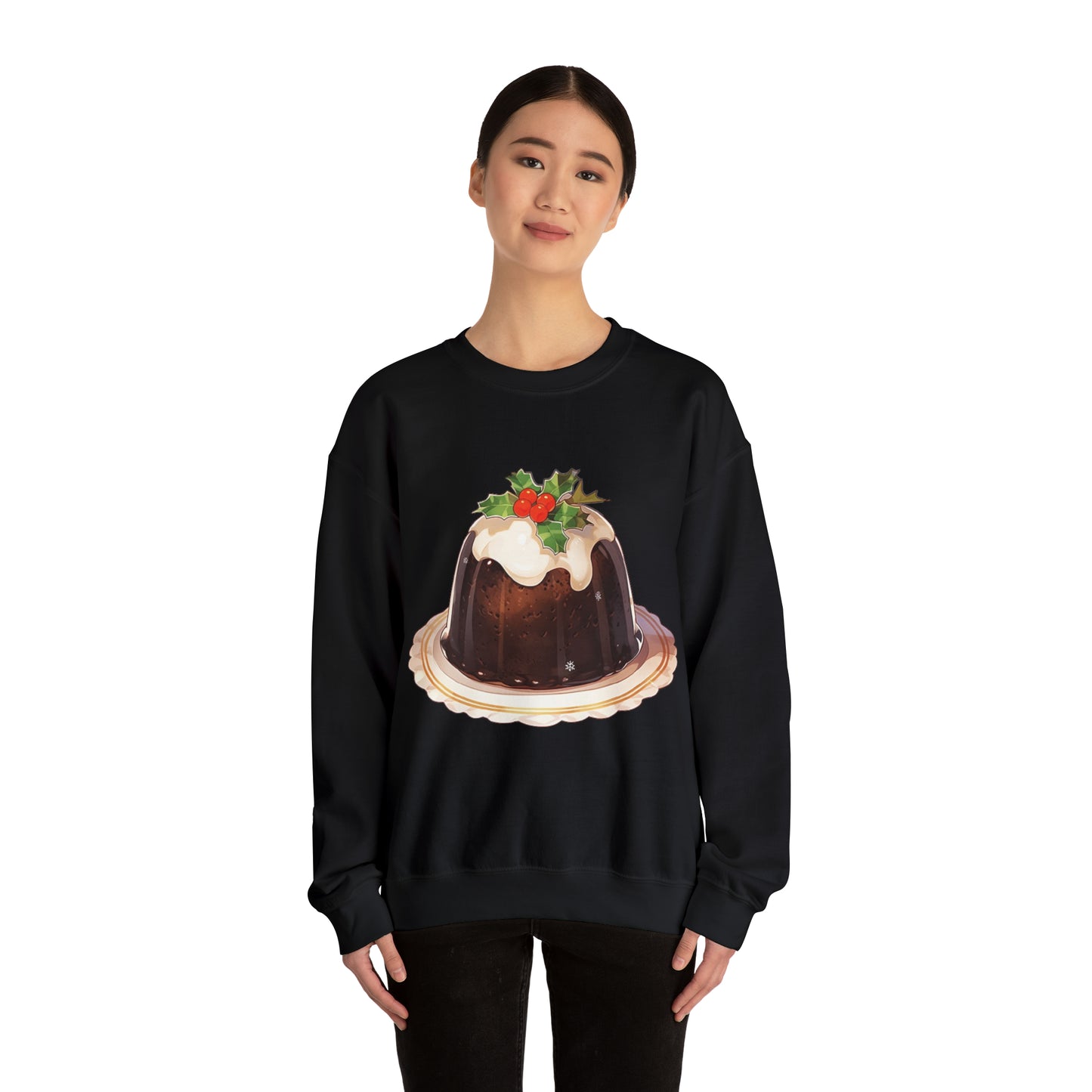 Christmas Pudding Unisex Heavy Blend™ Crewneck Sweatshirt