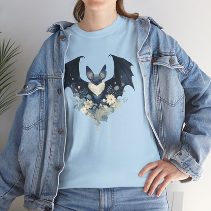 Midnight Bat Unisex Heavy Cotton Tee