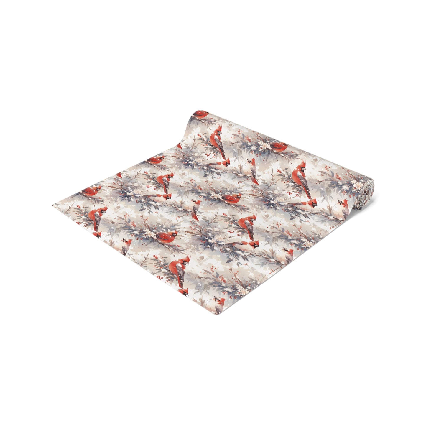 Winter Cardinals Table Runner (Cotton, Poly)