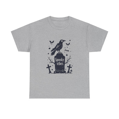 Spooky Vibes Unisex Heavy Cotton Tee