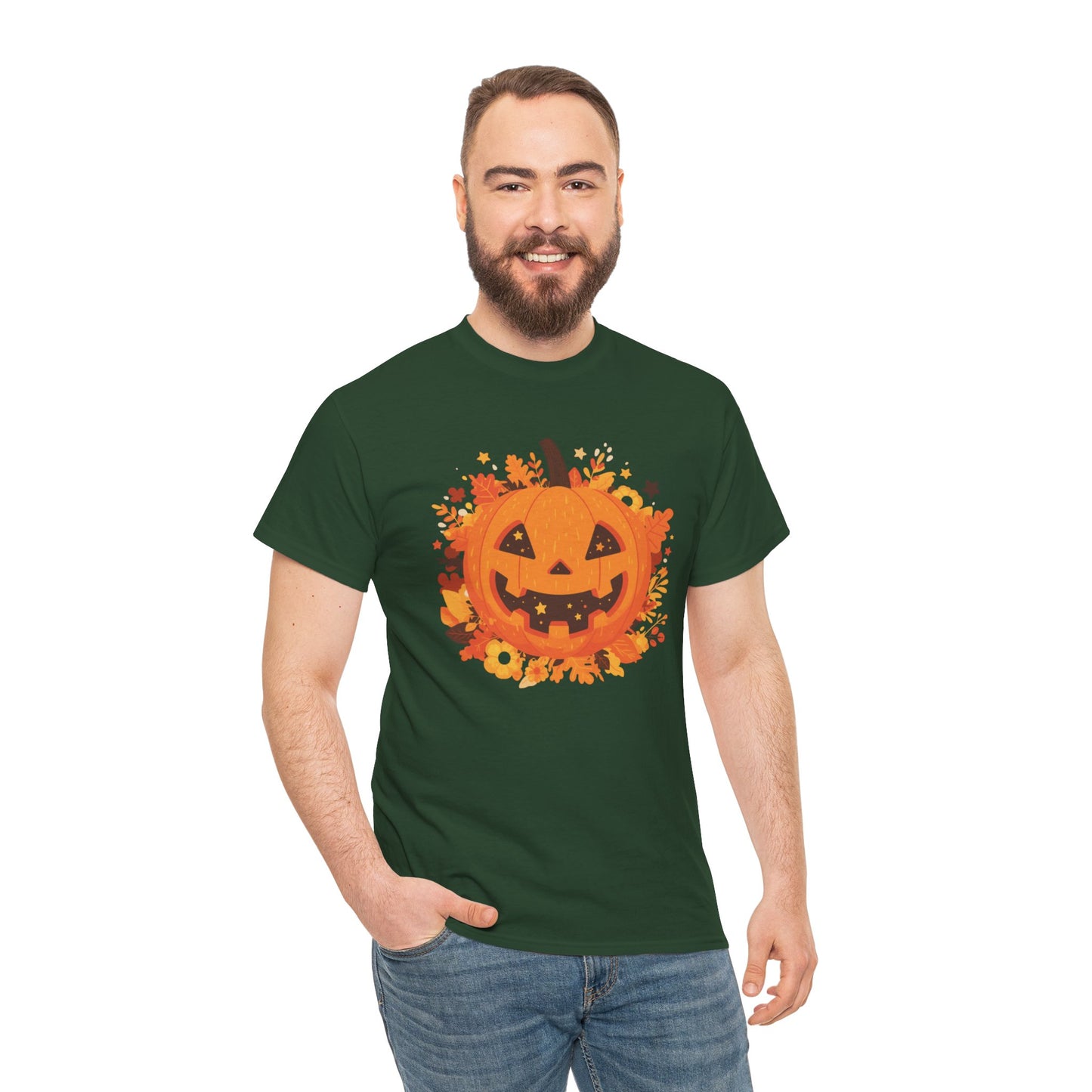 Jack-O-Lantern Unisex Heavy Cotton Tee
