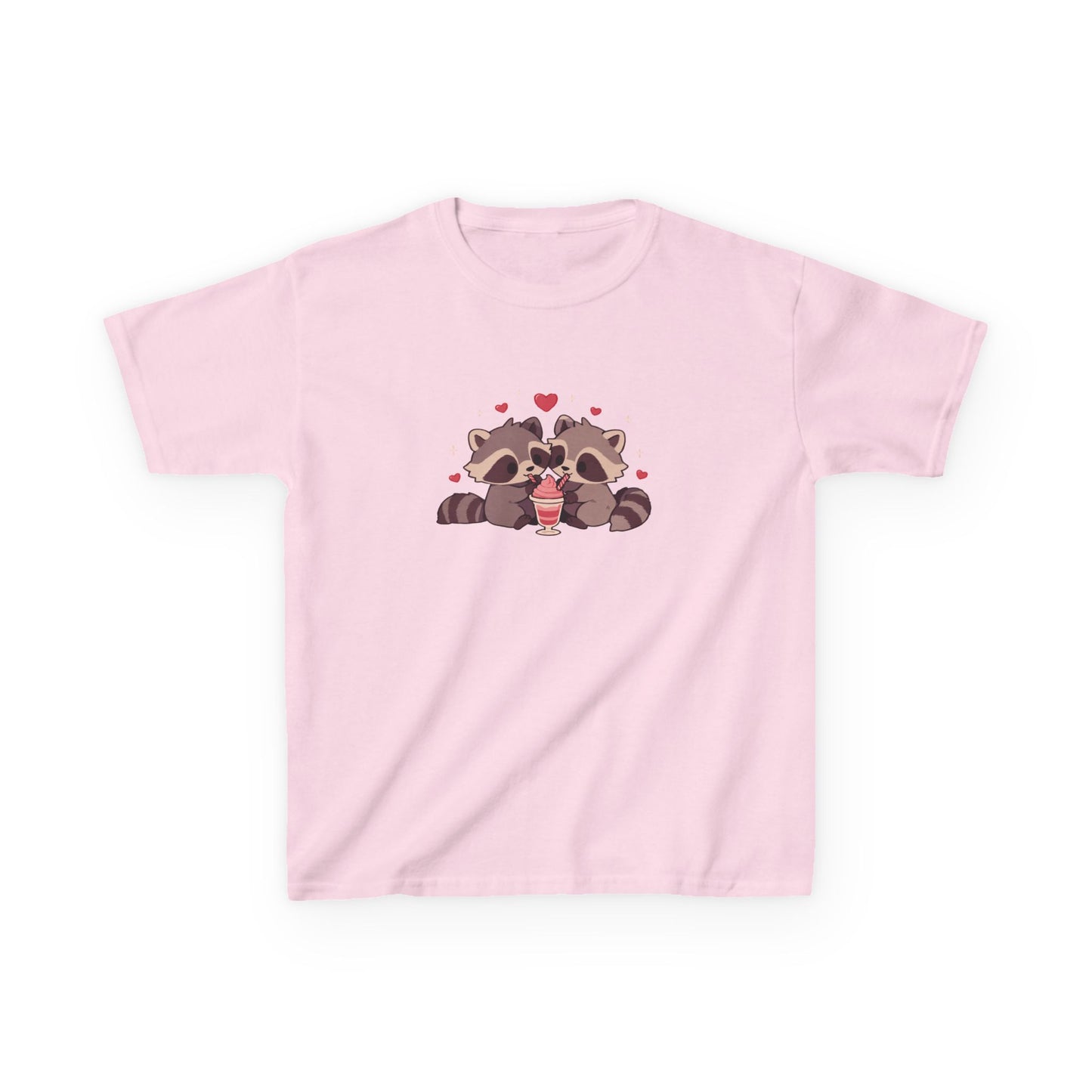 Raccoons Sharing Milkshake Kids Heavy Cotton™ Tee