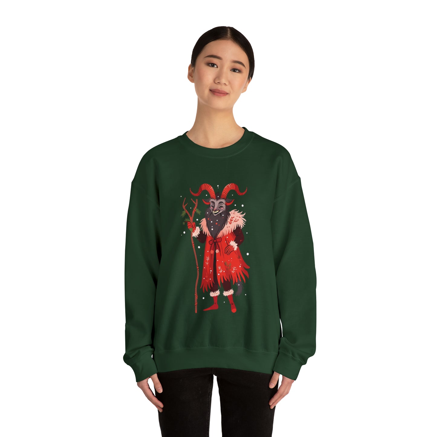 Merry Krampus Unisex Heavy Blend™ Crewneck Sweatshirt