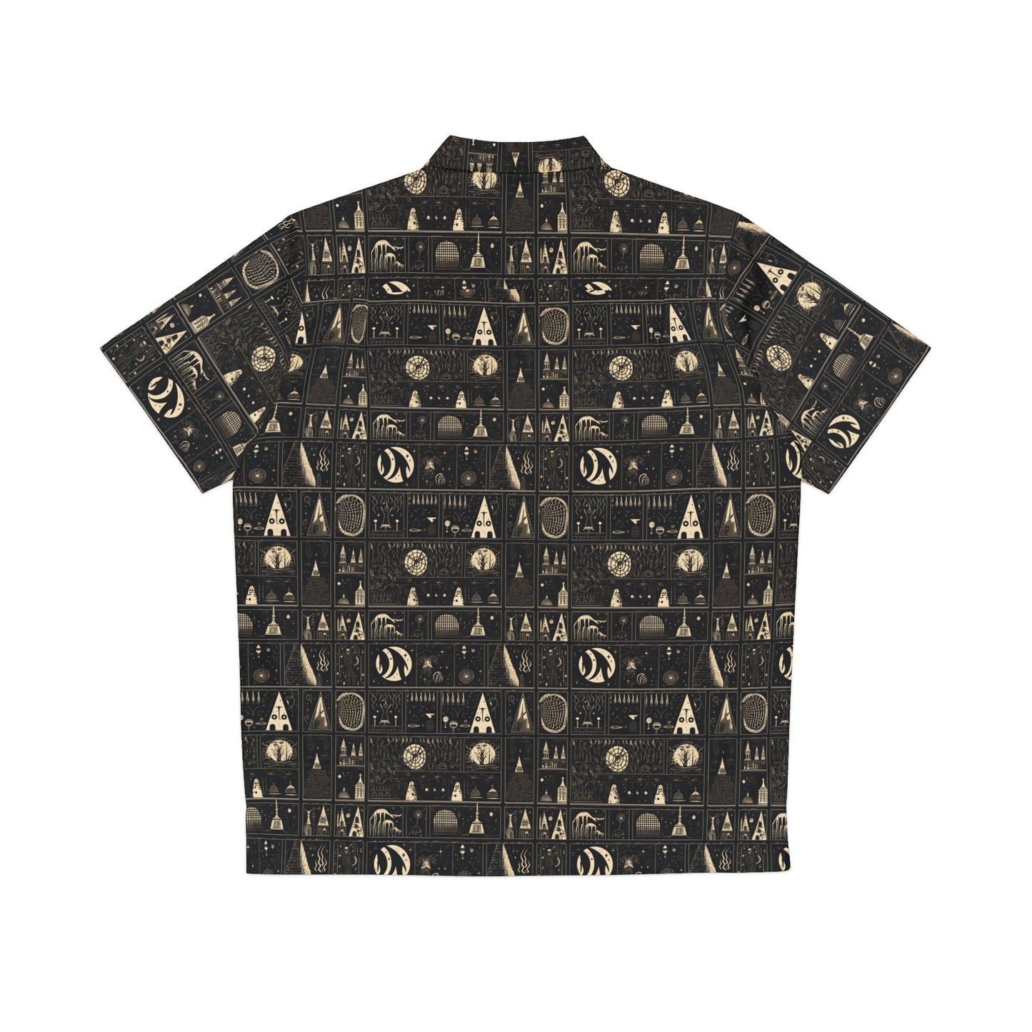 Cursed Sigils Men's Hawaiian Shirt (AOP)