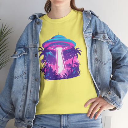 Tropical UFO Unisex Heavy Cotton Tee