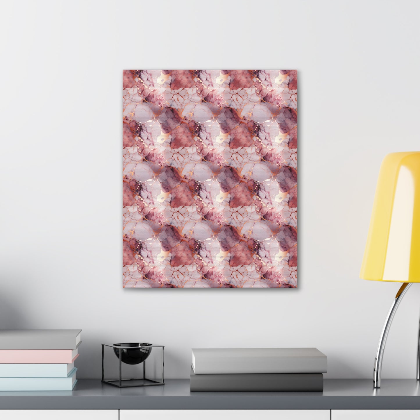 Rose Gold Marble Canvas Gallery Wrap