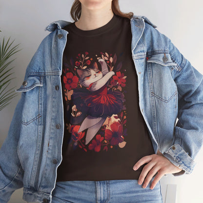 Ballet Cat Unisex Heavy Cotton Tee
