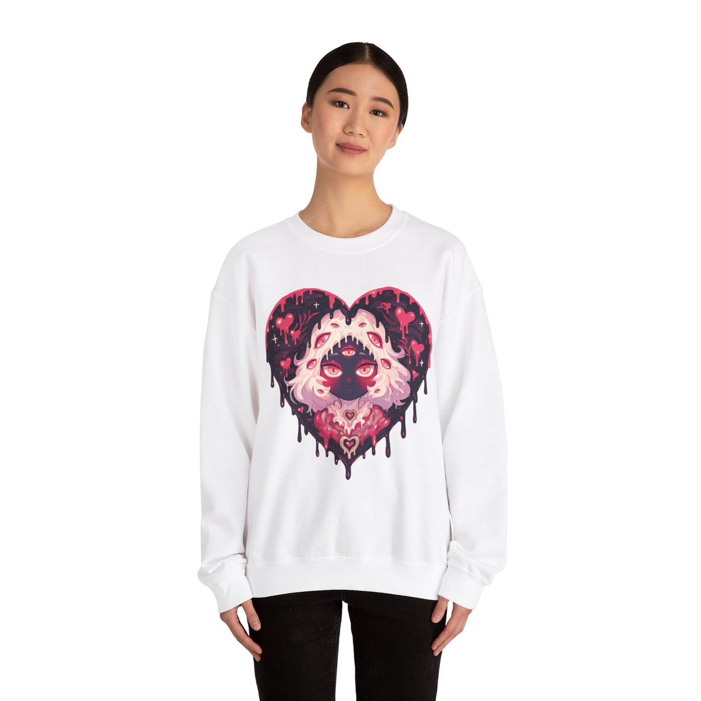 Melty Heart Unisex Heavy Blend™ Crewneck Sweatshirt