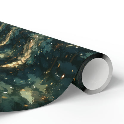 Twinkling Trees Wrapping Papers