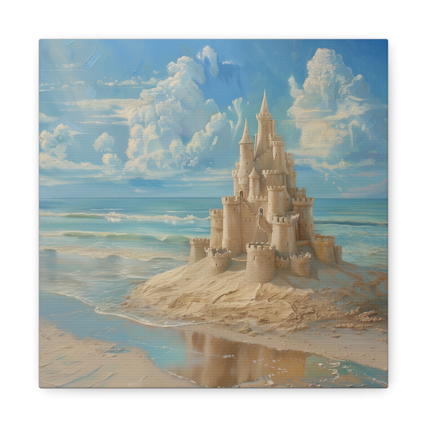 Sandcastle Canvas Gallery Wraps
