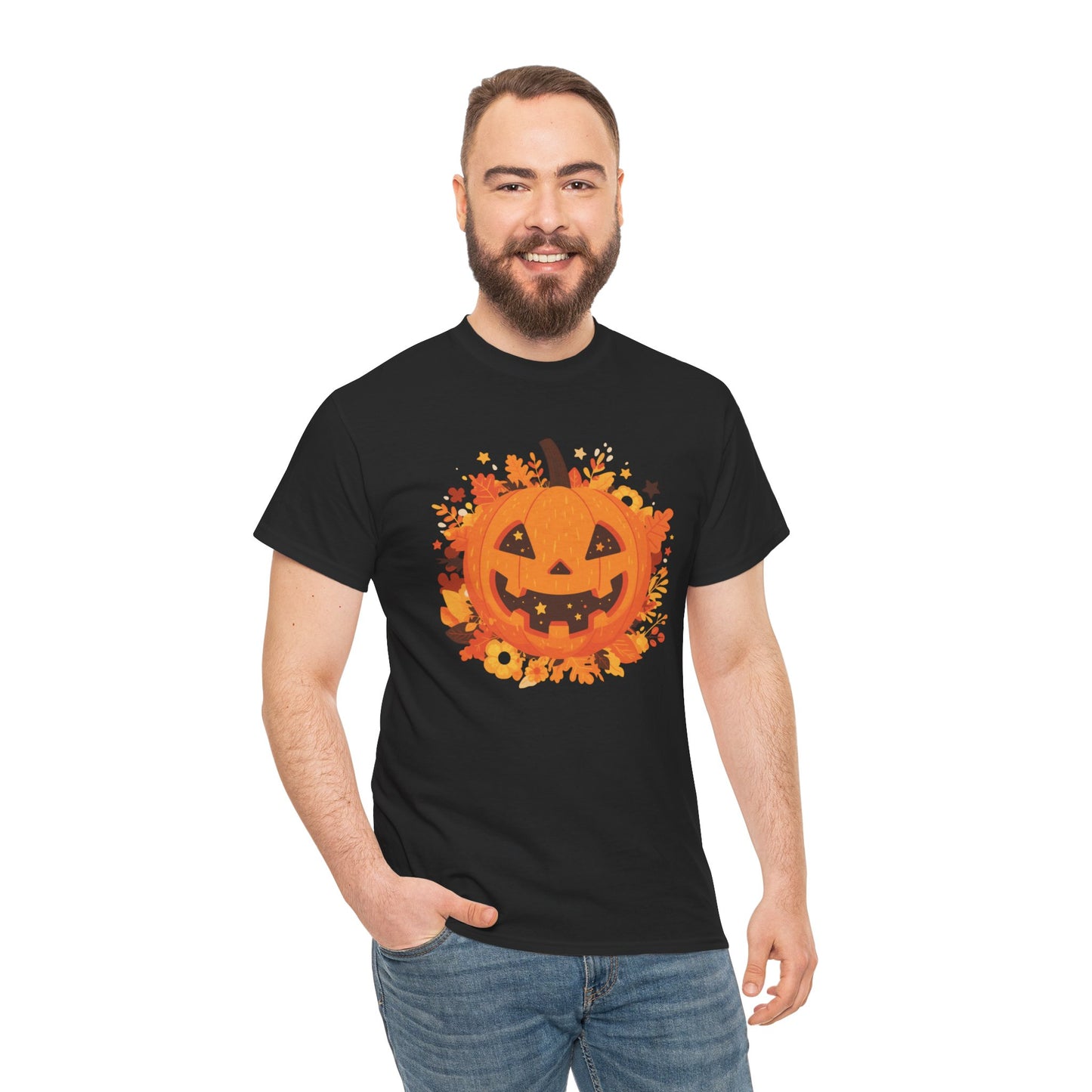 Jack-O-Lantern Unisex Heavy Cotton Tee