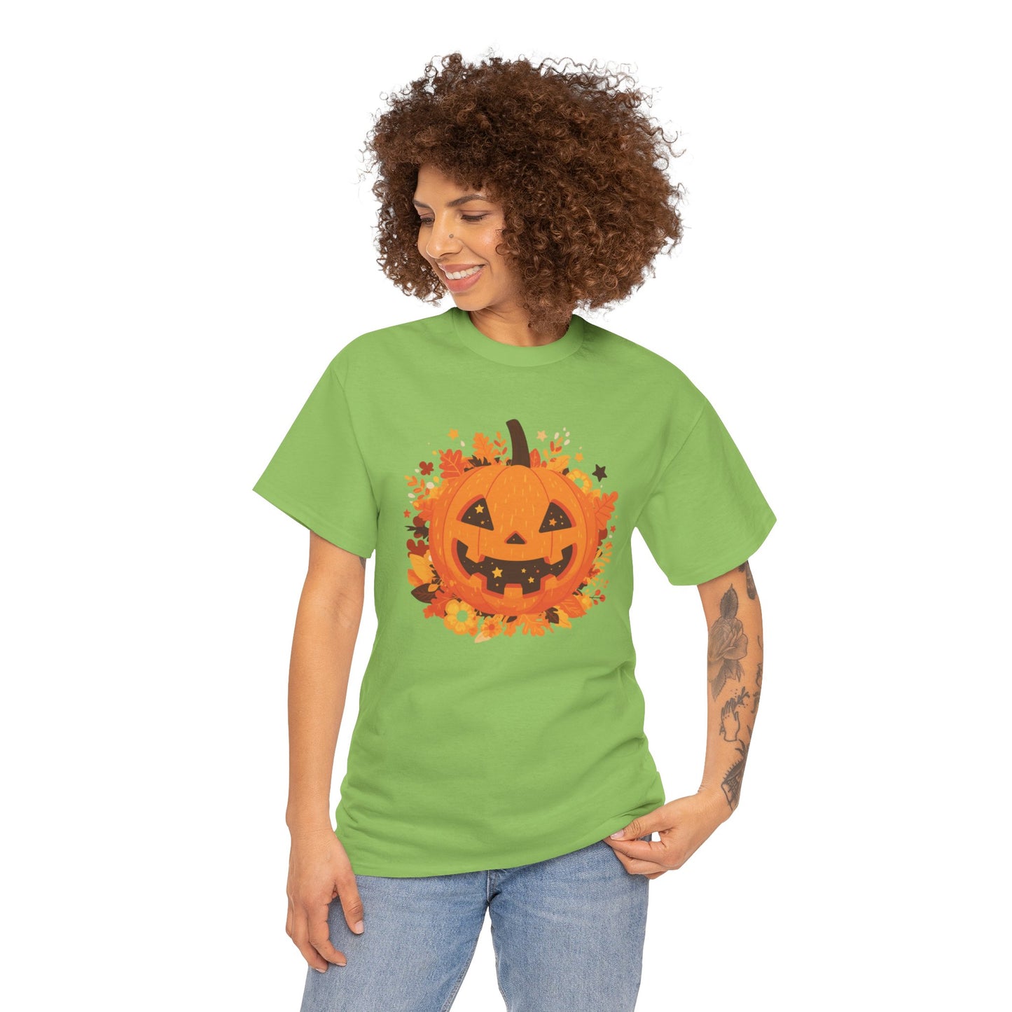 Jack-O-Lantern Unisex Heavy Cotton Tee