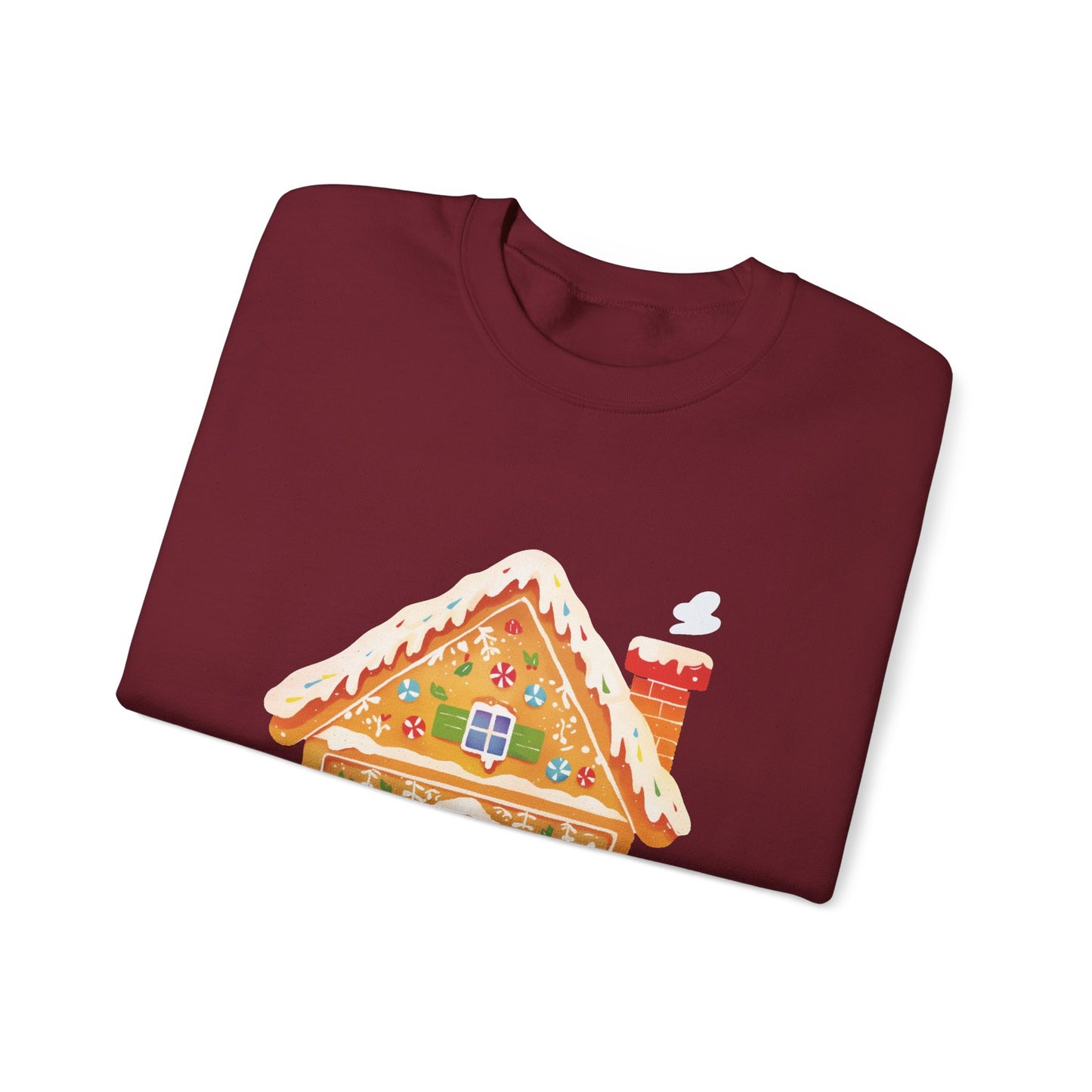 Gingerbread House Unisex Heavy Blend™ Crewneck Sweatshirt