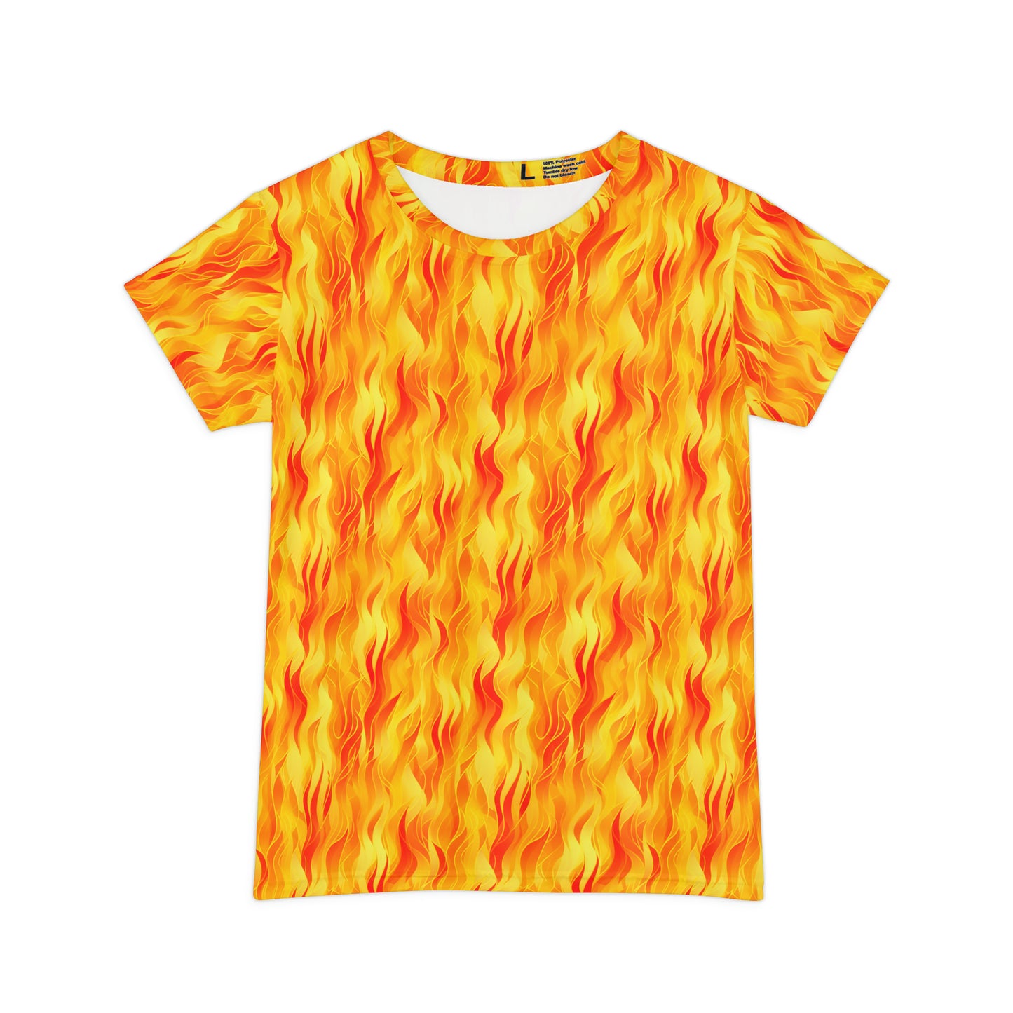 Bring the Heat Women's Short Sleeve Shirt (AOP)