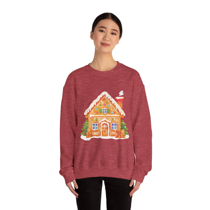 Gingerbread House Unisex Heavy Blend™ Crewneck Sweatshirt