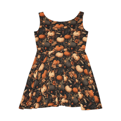 Pumpkin Harvest Women's Skater Dress (AOP)