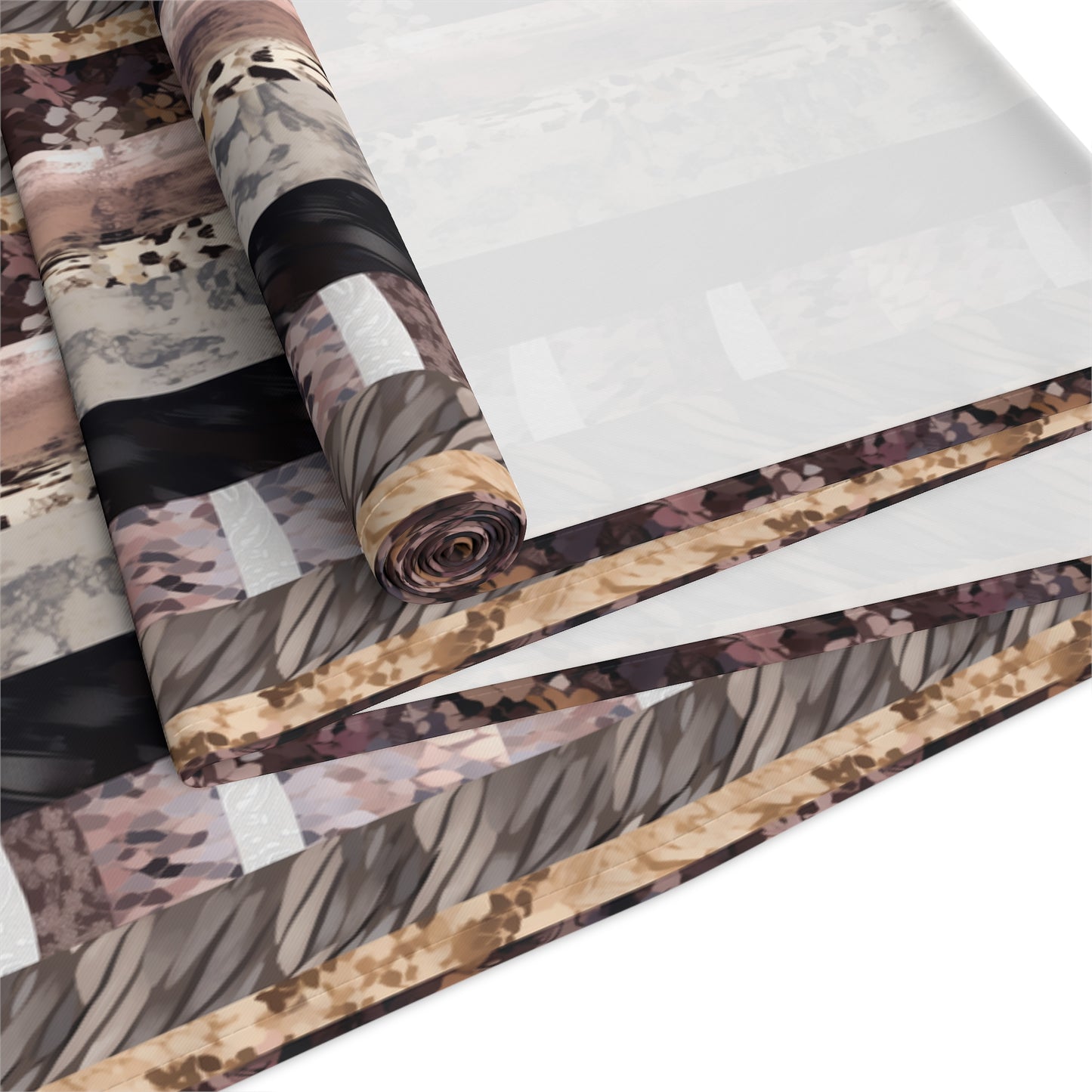 Textured Stripes Table Runner (Cotton, Poly)
