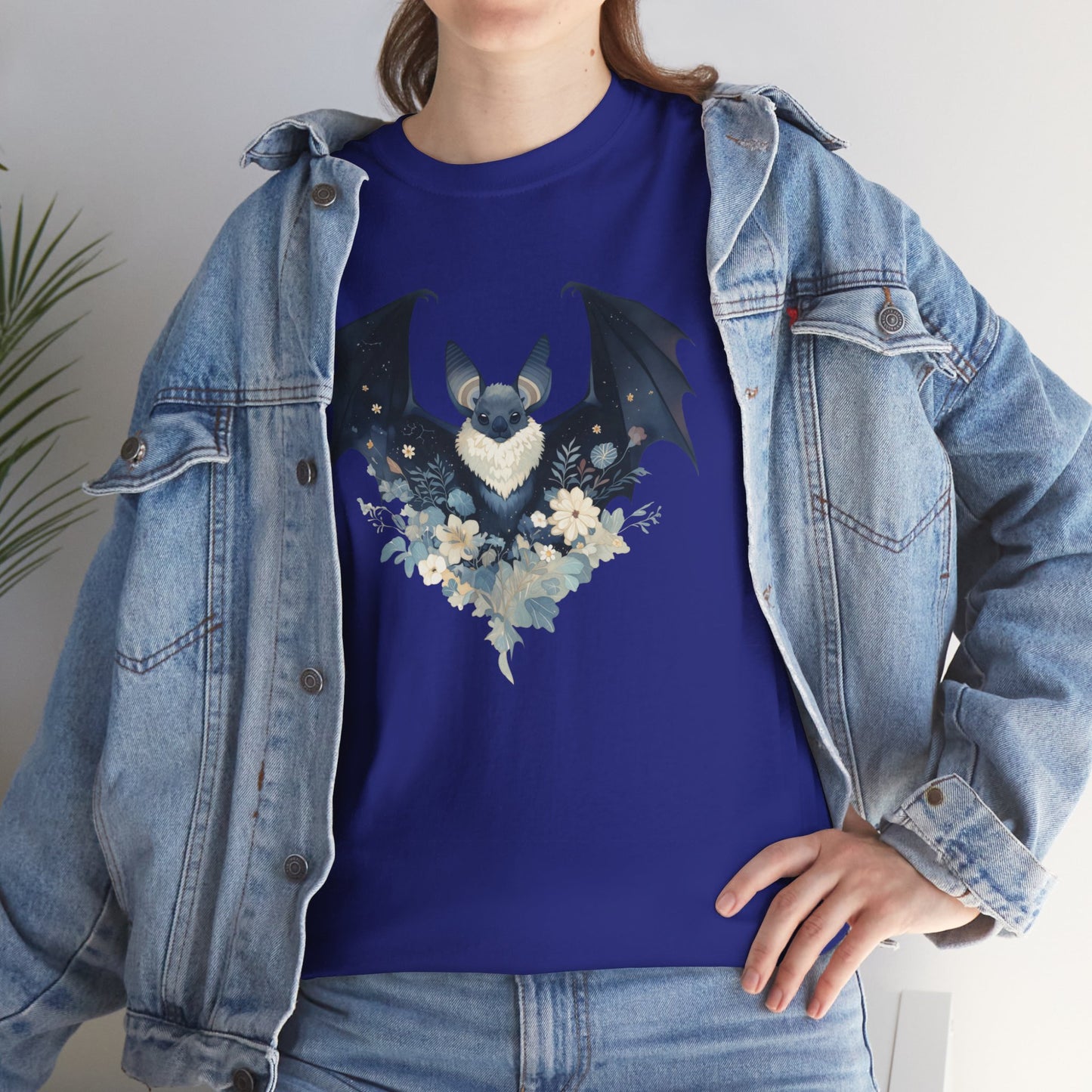 Midnight Bat Unisex Heavy Cotton Tee