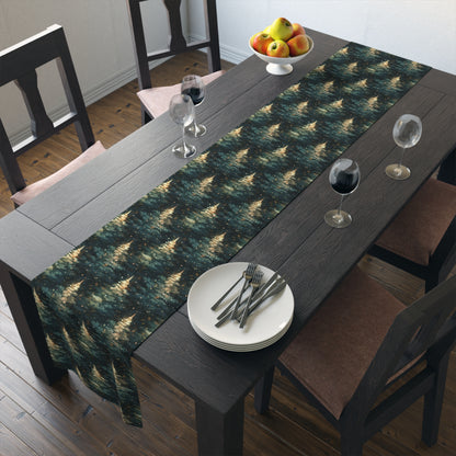 Twinkling Trees Table Runner (Cotton, Poly)
