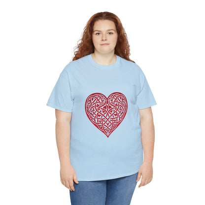 Celtic Heart Unisex Heavy Cotton Tee
