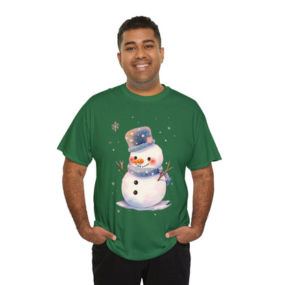 Snowman Unisex Heavy Cotton Tee