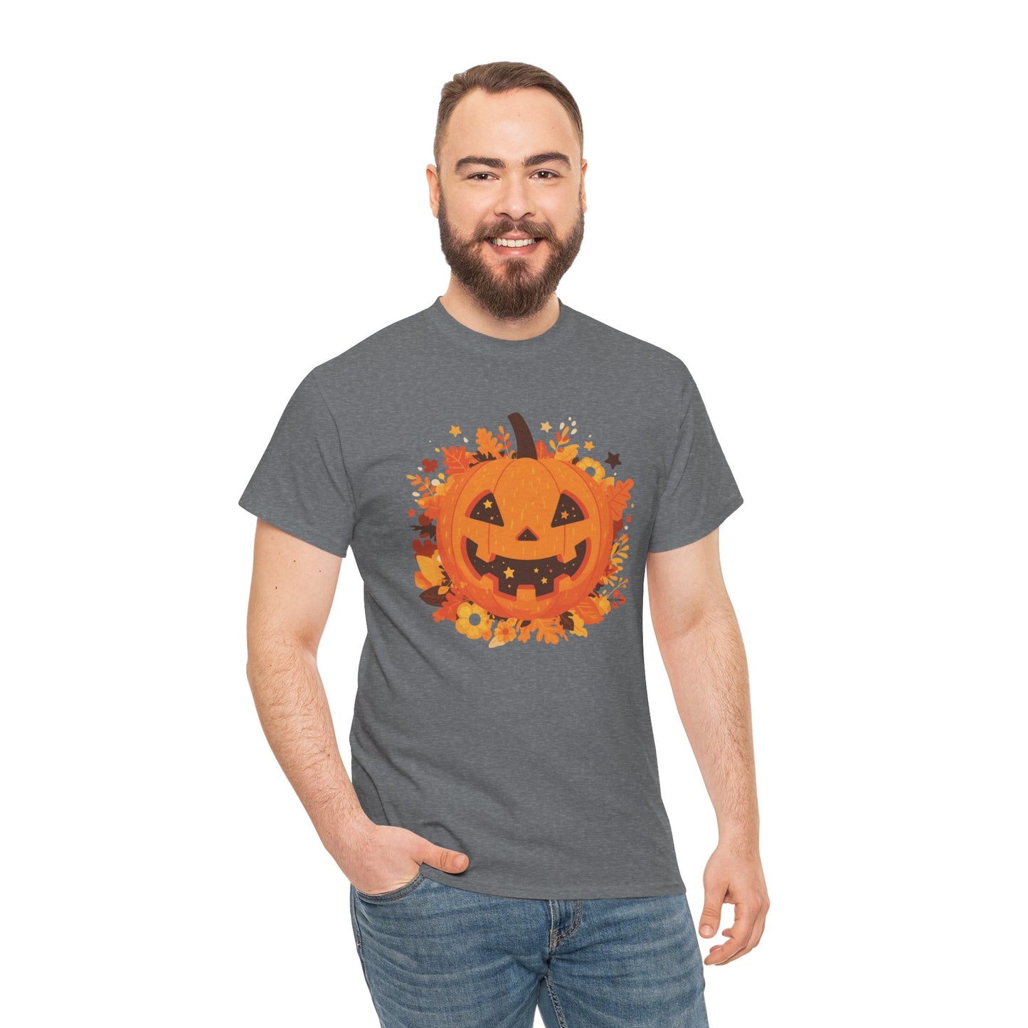 Jack-O-Lantern Unisex Heavy Cotton Tee