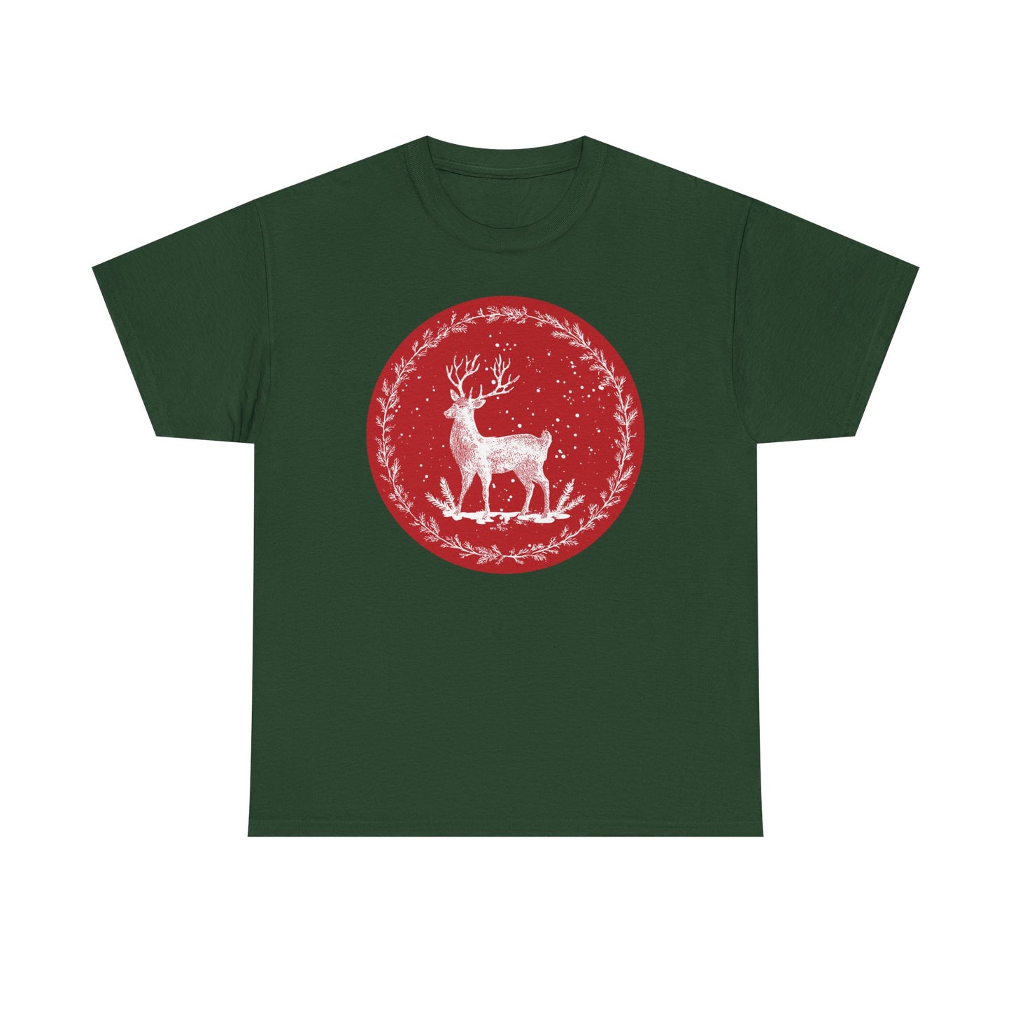 Rustic Deer Unisex Heavy Cotton Tee