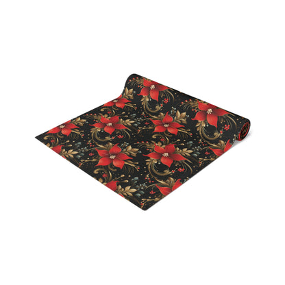 Pretty Poinsettias Table Runner (Cotton, Poly)