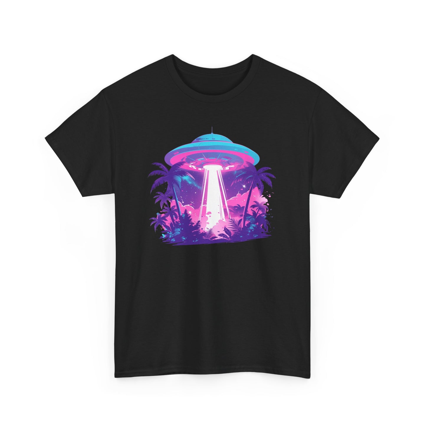 Tropical UFO Unisex Heavy Cotton Tee