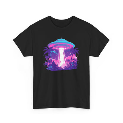 Tropical UFO Unisex Heavy Cotton Tee