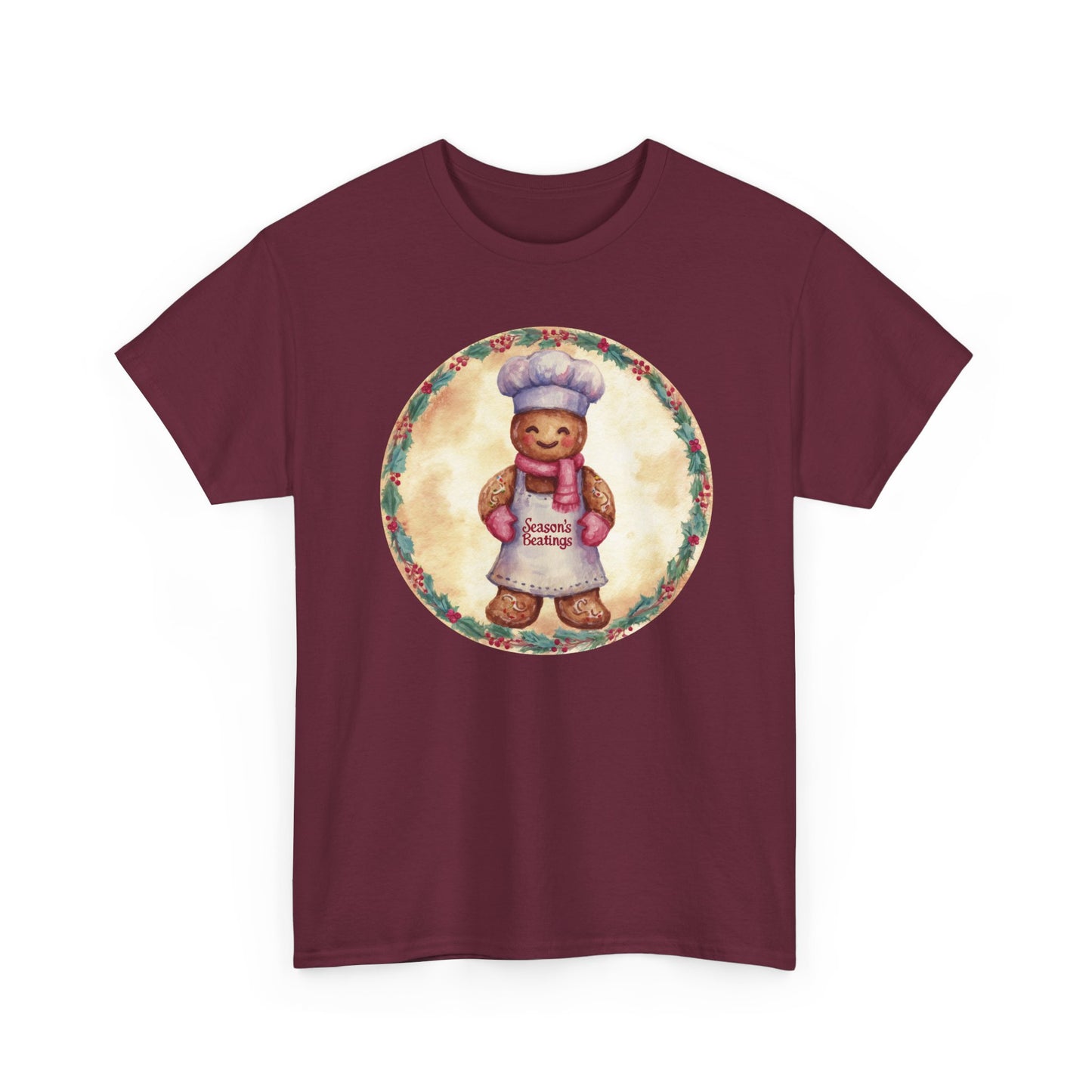 Gingerbread Baker Unisex Heavy Cotton Tee