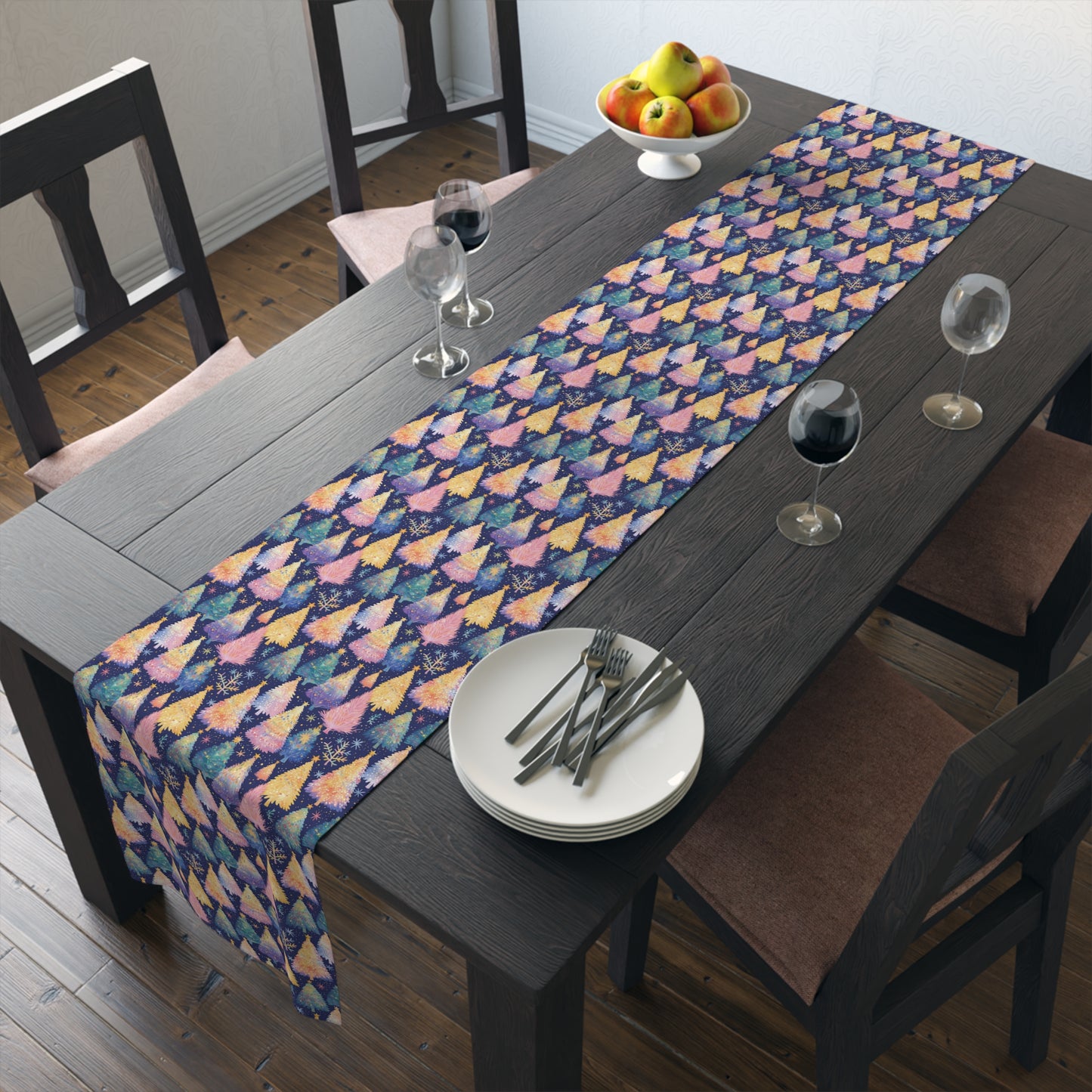 Whimsical Trees Table Runner (Cotton, Poly)